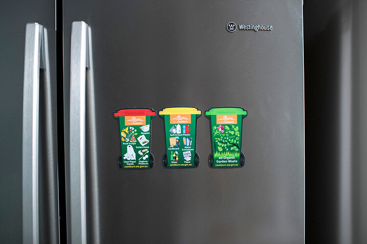 bin fridge magnets