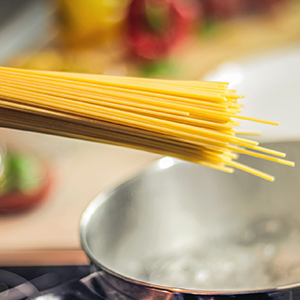 cooking pasta