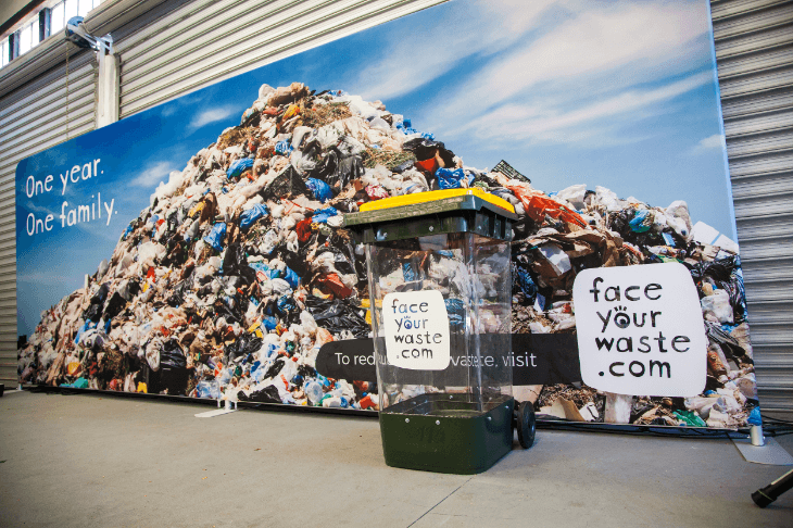 Face Your Waste billboard