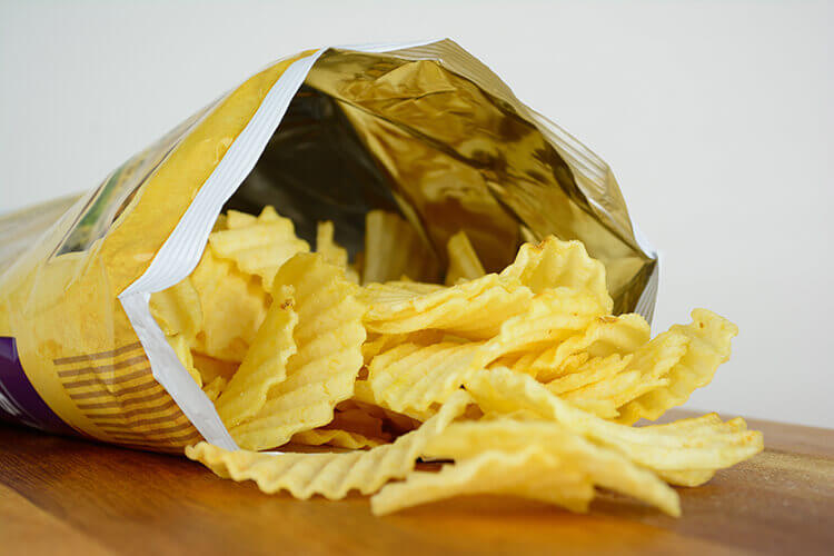 pack of crisps