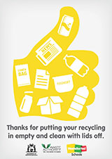 Recycling - thumbs up version